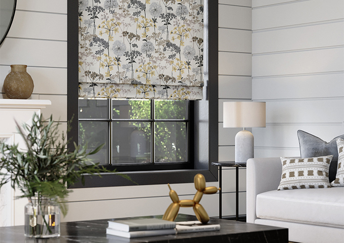 Hedgerow, Charcoal - Roman Blind - Image 5